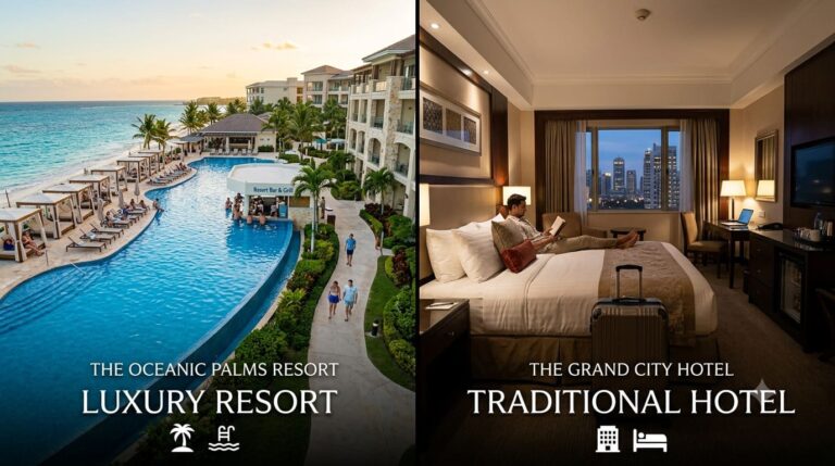 resort vs hotel